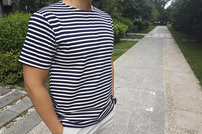 classic stripe tshirt_navy