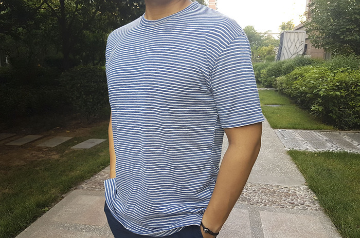 short-sleeve stripe tshirt_3cc