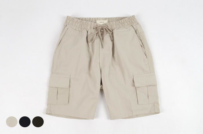 solid cargo shorts