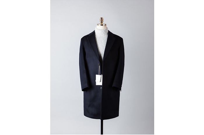 cashmere single coat_navy